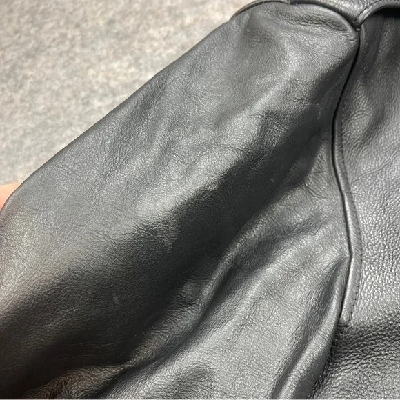 Harley-Davidson Black and Silver Bomber Jacket - Picture 8 of 9